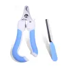 2pcs/Set Pet Grooming Scissors Dog Cats Supplies Pet Nail Pet Grooming Kit with 2 Scissors, Nail Clippers, File and Cutters - Ideal LL