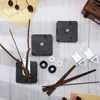 Clocks Accessories 16 Pcs Quartz Clock Movement Mechanism Parts With 4 Types Of Walnut Wood Hands For Repair