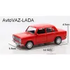 1 36 Ryssland Avtovaz Lada Toy Car Model Metal Diecast Alloy Pull Back Rova Classic Car 13cm med 2 dörrar pojke barn födelsedagspresent 240402