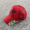 Gary Dept. Hat gp GP pintado à mão Graffiti Mesh Truck Driver Hat Hat Letter Casual Baseball Cap Summer