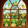 Autocollants de fenêtre 9Sheets Saint-Patrick Sticker Wall Sticker Festival Electrostatic Secrals