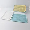 Plates Detachable Hollow Water Draining Storage Tray Household Double-layer Kitchen Container Table Decoration Sundries Organizer
