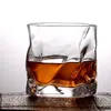 Bicchieri da vino creativa contorto con il vetro whisky shisky bar giapponese cucina personalizzata