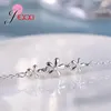 Bracelets de charme Belle conception de petites fleurs mignonnes avec 2 couleurs en émail de haute qualité 925 argent sterling pour les filles accessoires