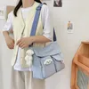 Schoudertassen crossbody tas vrouw 2024 zomer schattig mori systeem japenese kleine frisse student meisjes ins book school