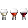 Occhiali da vino 300-500 ml creativi piedi spessi whisky brandy sake beer goblet dessert dessert bevande fresco bevande tazza