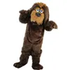 2024 Högkvalitativ hårig hundmaskot kostym födelsedagsfest halloween utomhusdräkt kostym maskot för vuxen rolig outfit kostym