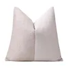 Pillow Bege Patchwork Decorative Nordic Cover for Couch Bed Capas de luxo 30x50cm 45x45cm 50x50cm