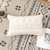 Pillow Boho Morocco CottonTufted Nordic Style BeigeThrow Case With Tassels 30x50/45x45cm Home Decorative Cover