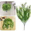 Dekorativa blommor 50 cm Artificial Plant Wicker wllow gren bröllop hem dekoration tak simulering hängande grön gråt pil