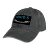 Berets Ioniq 5 legendäre Frontgrill und Logo in Blue Cowboy Hut Gentleman Kinder für Mann Frauen