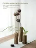 Wazony lite drewno suszone wazon dekoracja herbaciarnia