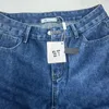 Mode dames jeans designer broek dames mannen brief geborduurde grafische denim broek losse luxe solide kleur