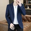 Men's Suits Xplosive Fashion Business Loose Suit Mainly Push Cross-grain Two Button Casual Handsome Personality Clothing