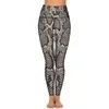 Активные брюки Faux Boa Snakeskin Yoga йога животные кожа припечаток фитнес леггинсы с высокой талией Спорт Спорт Смешные дизайнерские подарки.