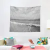 Tapisses décorations de tapisserie de plage en noir et blanc pour la plage pour la chambre décoratrice de chambre à coucher