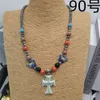 New Mens Shell Patchwork Necklace Turquoise Dolphin Pendant Female Hip-hop Trendy Accessory