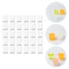 Disposable Cups Straws 100 Pcs Pudding Cup Clear Water Mugs Plastic Lids One-off Multipurpose Drinks