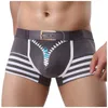 Underpants Underwear Men Boxer Shorts Breathable Mesh Sexy Mens Boxers Transparent Men's Brand Fishnet 3d Print Xli221