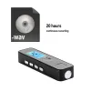 Gravador Digital Voice Recorder Recording Audio Audio Dictaphone MP3 player USB para encontrar gravação contínua por 20 horas sem memor
