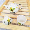 찻잔 세트 일본 hefeng 사랑스러운 가족 꽃 차 포트 커피 아이디어 작은 꿀벌 세라믹 세트 aepot teacup