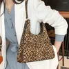 Bag Armpit Sexy Leopard 2024 Fashion High Quality PU Leather Women's Designer Handbag Portable Travel Shoulder Bags