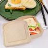 Assiettes Sandwich Boîte à grands récipients Holder Petits couvercles Small Snack Kids Sceding Case Adults