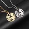 Pendant Necklaces Stainless Steel Baby In Womb Necklace Fetus Pregnancy Mother Jewelry Gift For Mom