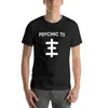 Herrpolos psykisk TV-t-shirt rolig t-shirt anpassad man kläder anime skjortor