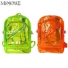 Backpack Women Transparent Visible Lightweight Student School Bag Work Stadium Travel Waterproof Multi-Purpose Unisex