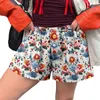 Pantaloni da donna Shorts Shorts carino elastico morbido elastico a basso piatto PULLAST PULLARE PAJAMA FRONT BOULDS BOXER COMFY COMFY