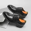 Tacchi a blocchi di scarpe eleganti oxforde maschile sneaker casual sneaker snackers portatile snackers krasovka
