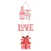 Decorative Figurines Christmas Party Table Decorations Centerpieces Pearl Garland Valentine's Day Theme Love Hanging