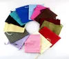 100pcslot натуральная мешковая льняная хлопчатобумажная ткань сумок для шнурки для школьничества.