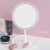 Makeup Mirror With Light White LED Daylight Vanity Mirror Löstagbar/lagringsbas 3 -lägen spegel med lätt present USB -kabel