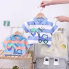 Roupas conjuntos de roupas para crianças terno de verão crianças menino menina desenho animado carros carros shorts 2pcs/conjuntos bebês infantil 1 2 3 4 anos