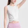 Camicie attive sport canotta canotta estiva anteriore croce senza maniche fitness traspirante asciugatura rapida outwear yoga colture tops allenamento per donne