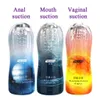 Chair vibrant la lumière masseur vagin réelle poche chatte masturbation mâle masturbation adultes toys pusss tasse masturbatrice mâle pour hommes 18 x2864057