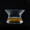 Verres à vin Top Design de verre whisky soigné spin mince taille cristal brandy sitter spirit whisky bol tasse tulerte