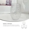 Disposable Cups Straws 3 Pcs Water Juice Glass Plastic Glasses Cocktail Pineapple Glassware The Pet Stemless