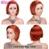 Pixie Cut Bob Wig 13x4 en dentelle frontale pour les femmes noires Wigs Natural Colored Human Hair Use