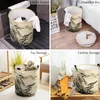 Laundry Bags Landscape Ink Painting Chinese Style Dirty Basket Foldable Home Organizer Clothing Kids Toy Storage