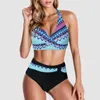 Frauen Badebekleidung Sommer sexy Bikinis Set 2 Stück Brazilian Push Up Beachwear Badeanzug 2024 Plus Size High Taist Badeanzüge