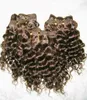 Brand New Wholesaling Curly Peruvian Human Hair 8pcslot Cool Style Noble Extension2215285