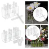 Vases Test Tube Planter Cultivation Station Acrylic Vase With Stand Terrarium