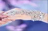 وصول جديد فاخر الماس الكريستال القفاز القفاز معصم الأساور الزفاف بدون أصابع الزفاف للعروس الماردة العروس العروس 8653334