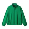 Herrenjacken Maden abtrennbare Doppel-Reißverschluss für Männer Bomber Vintage Workwear Schnelltrockne Jacke Männliche Ardena Green Coats
