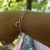 Bracelets de liaison 925 Silver plaquée zircon étoile de lune bracelet bracelet bracelet for women girls widd bijourie cadeau sl524