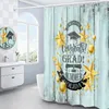 Shower Curtains Graduation Season Curtain For Bathroom With Hooks Polyester Fabric Bath Sets Washable Decor Bachelor