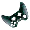 Cases expleteren voor Xbox One -controllers vervangende onderdelen voorste shell groene hydro dippd schedel